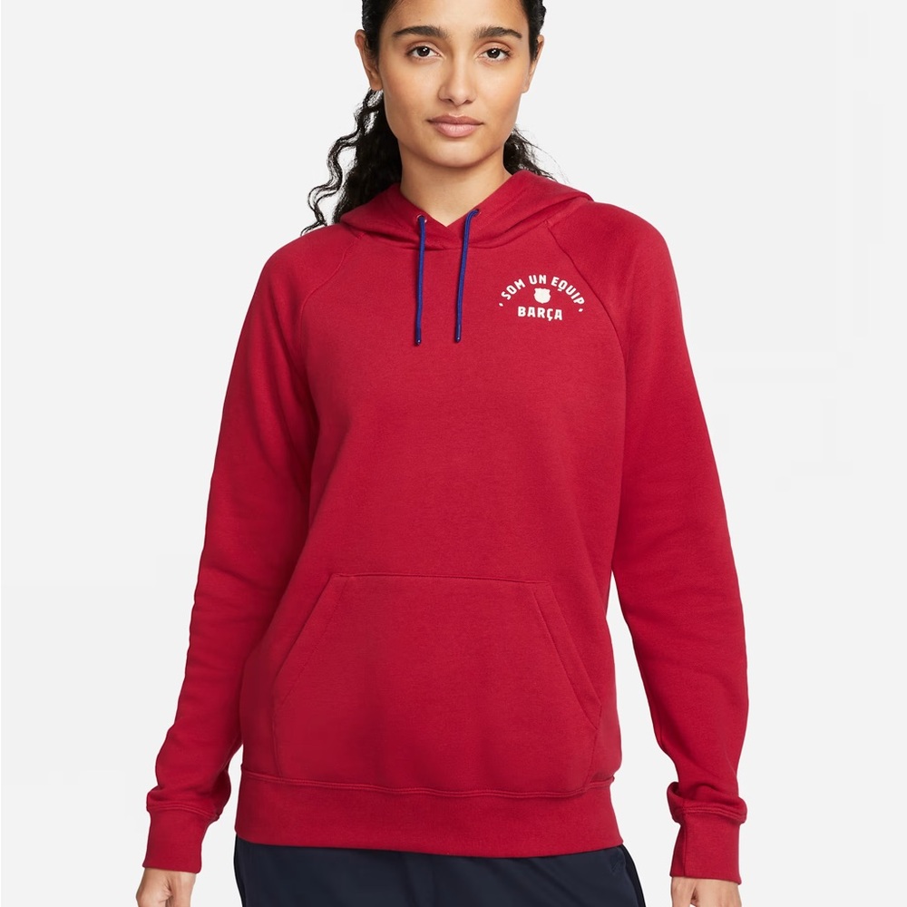 FC Barcelona Essential Nike Fleece Pullover Hoodie